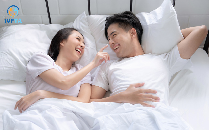 Vợ chồng sau chọc hút trứng cần quan hệ với tần suất thấp Vợ chồng sau chọc hút trứng cần quan hệ với tần suất thấp