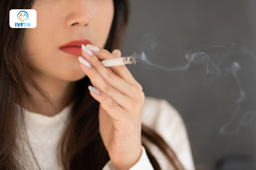 Hút thuốc lá là một trong những nguyên nhân khiến AMH suy giảm Hút thuốc lá là một trong những nguyên nhân khiến AMH suy giảm