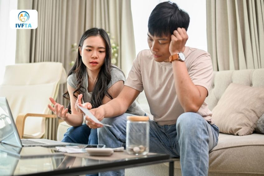 Gánh nặng về tài chính là một trong những vấn đề cản trở quyết định làm IVF của nhiều cặp đôi