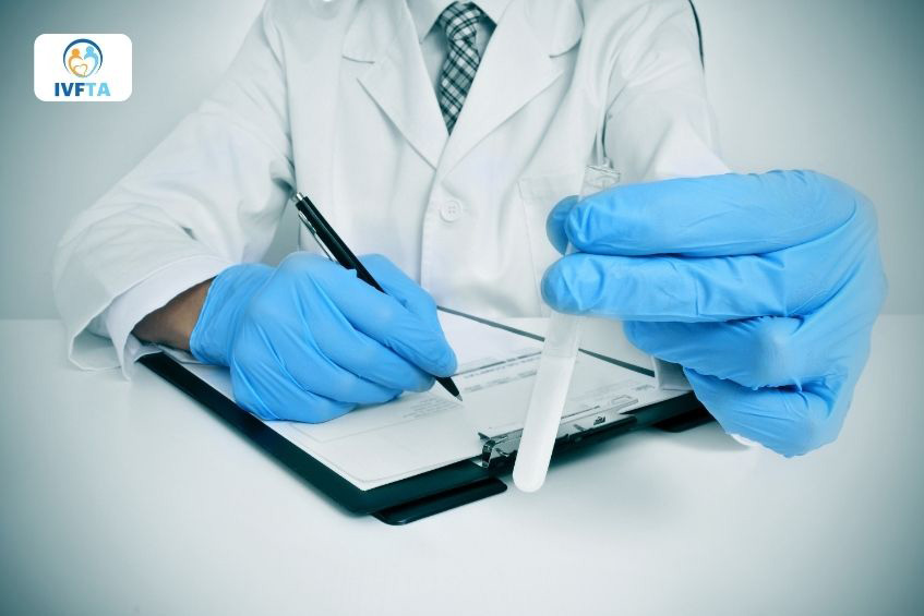 Mẫu tinh dịch đồ cần được đưa đến phòng xét nghiệm trong vòng 1 giờ kể từ thời điểm xuất tinh Mẫu tinh dịch đồ cần được đưa đến phòng xét nghiệm trong vòng 1 giờ kể từ thời điểm xuất tinh