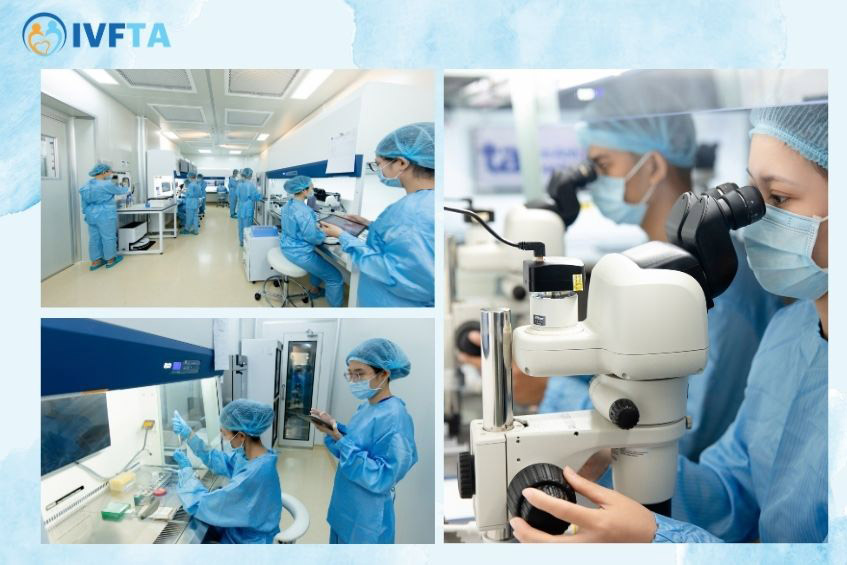Chuyên viên Lab đang làm việc tại Lab-in-Lab hiện đại, đạt chuẩn quốc tế tại IVFTA Quận 8 Chuyên viên Lab đang làm việc tại Lab-in-Lab hiện đại, đạt chuẩn quốc tế tại IVFTA Quận 8