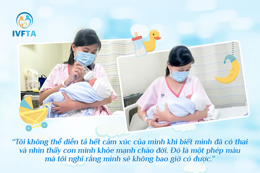 Tôi không diễn tả hết cảm xúc của mình khi biết có thai Tôi không diễn tả hết cảm xúc của mình khi biết có thai