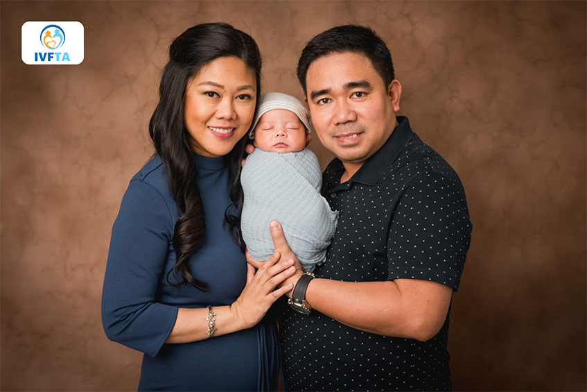 Vượt hàng nghìn km từ Philippine đến IVF Tâm Anh “tìm con”, vợ chồng chị Ma Cecille M. Ditchella đã chạm đến hạnh phúc có con thành công