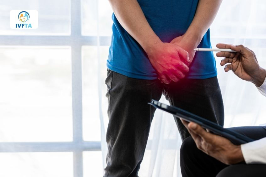 Thăm khám lâm sàng ở vùng bìu là bước đầu tiên để chẩn đoán tinh hoàn ẩn