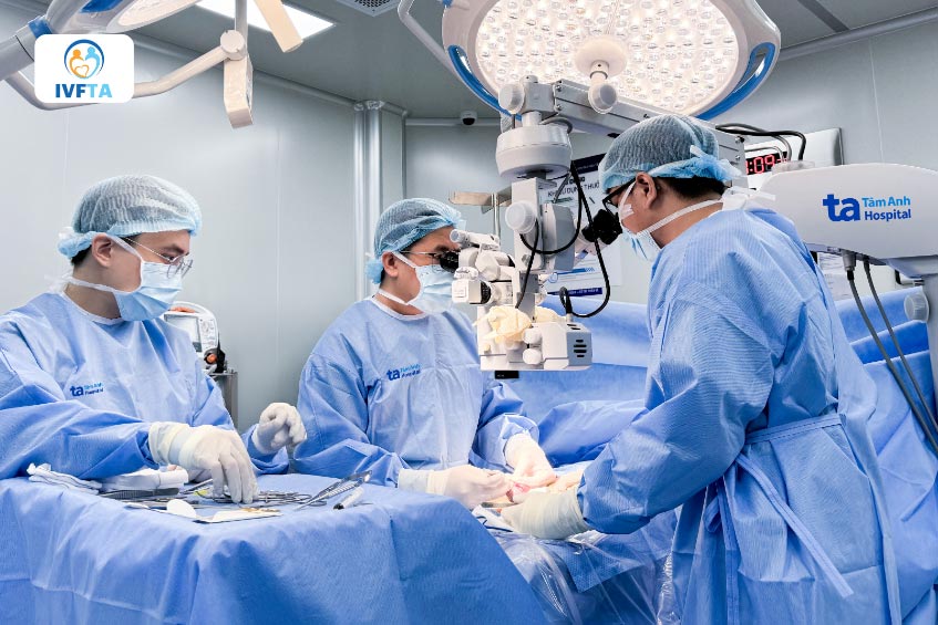 Ca phẫu thuật giãn tĩnh mạch thừng tinh tại Trung tâm IVF Tâm Anh TP.HCM
