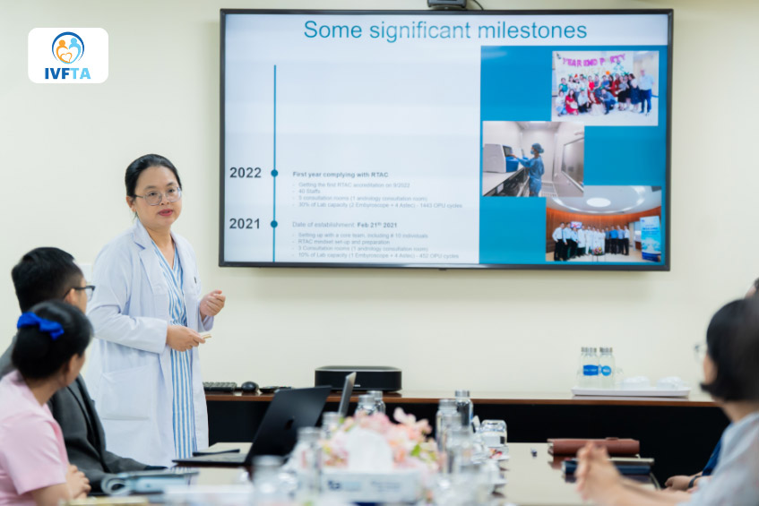 ThS.BS Giang Huỳnh Như - Giám đốc Trung tâm IVF Tâm Anh TP.HCM nhấn mạnh thành công hiện tại là kết quả của sự phối hợp chặt chẽ và đồng lòng từ toàn bộ hệ thống BVĐK Tâm Anh