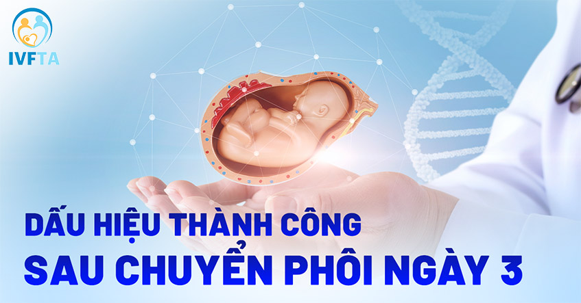 9 dấu hiệu thành công sau chuyển phôi ngày 3 dễ nhận biết nhất