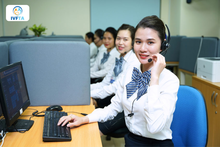 Tổng đài IVF Tâm Anh với đội ngũ tư vấn viên giàu kinh nghiệm, luôn sẵn sàng lắng nghe và hỗ trợ kịp thời cho Quý Khách hàng