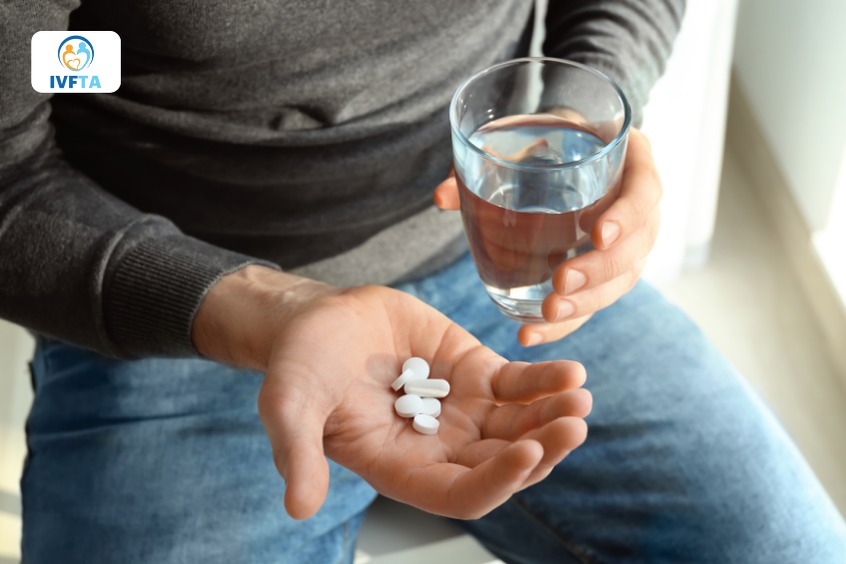 Nam giới cần tuân thủ phác đồ kháng sinh được bác sĩ chỉ định để điều trị ổ áp xe vùng bìu