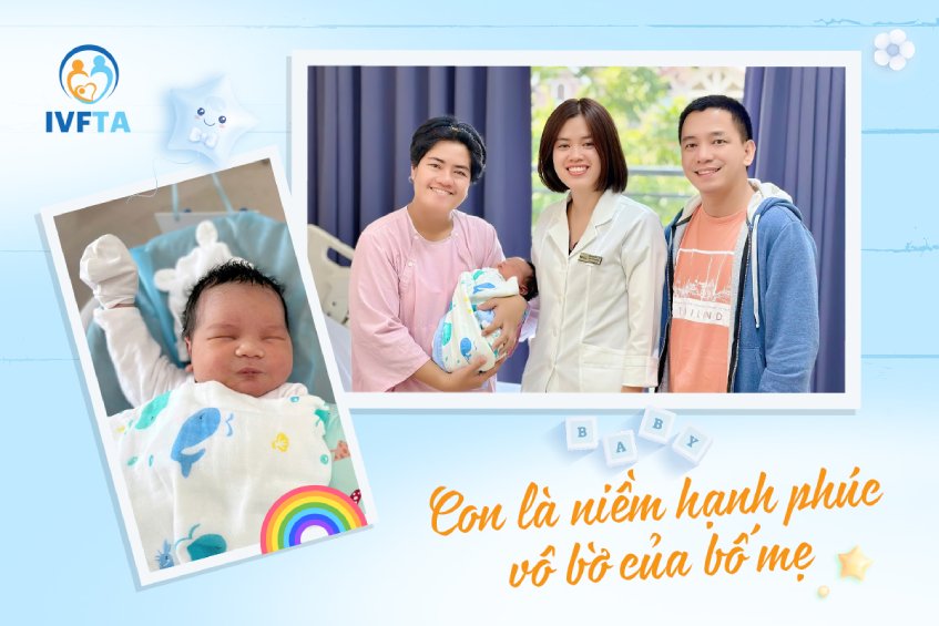 Chào mừng thiên thần nhỏ đã khỏe mạnh đến với gia đình mình