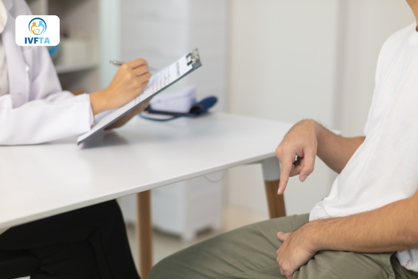 Nam giới nên chủ động thăm khám sớm với bác sĩ khi nhận thấy bất kỳ dấu hiệu bất thường nào ở tinh hoàn Nam giới nên chủ động thăm khám sớm với bác sĩ khi nhận thấy bất kỳ dấu hiệu bất thường nào ở tinh hoàn