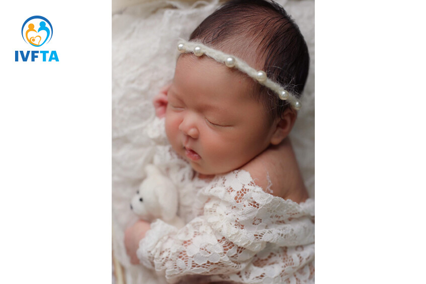 ảnh chụp đầy tháng của bé khánh giang