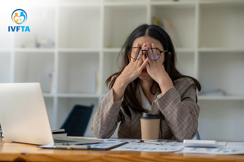 Áp lực công việc và cuộc sống có thể ảnh hưởng đến nội tiết tố và khả năng sinh sản của nữ giới