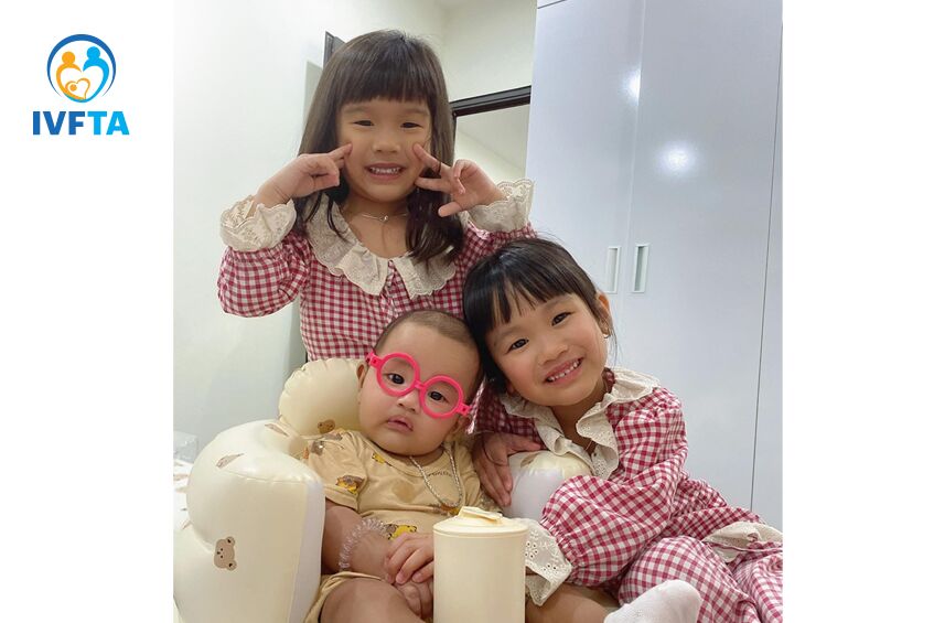 ba thiên thần nhỏ tại ivf tâm anh