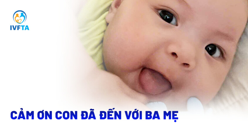 cảm ơn con đã đến với ba mẹ