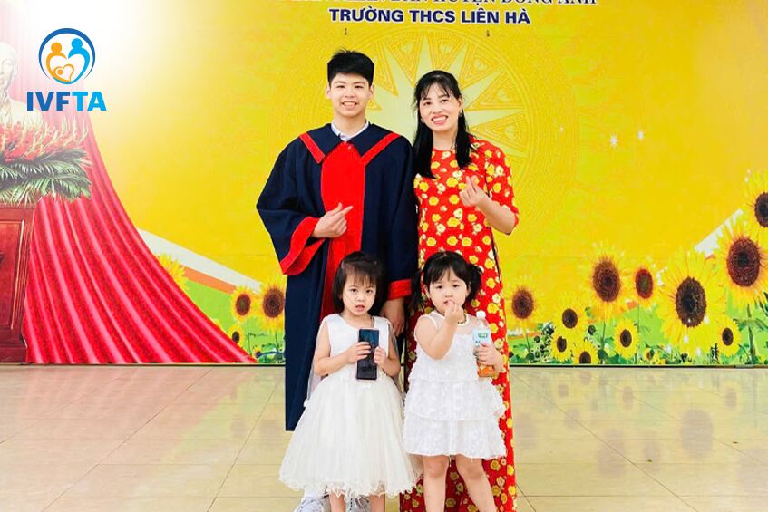 chị thanh hường và các con