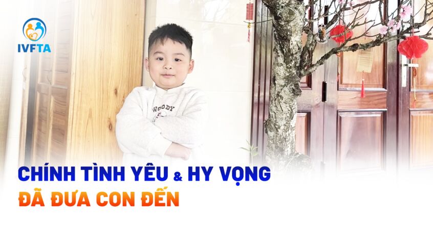 chính tình yêu thương và hy vọng đã đưa con đến