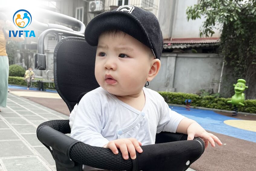 em bé ivf trần minh an