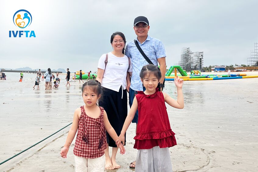 gia đình hạnh phúc của mẹ thanh