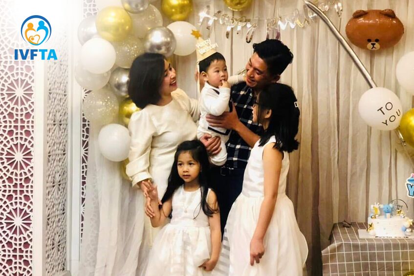 gia đình hạnh phúc của mẹ tuyết lan