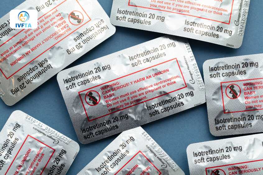 Isotretinoin không có khả năng gây vô sinh nhưng chống chỉ định với phụ nữ mang thai và cho con bú Isotretinoin không có khả năng gây vô sinh nhưng chống chỉ định với phụ nữ mang thai và cho con bú