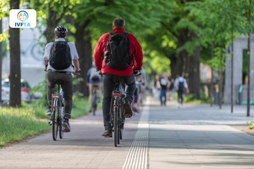 Lựa chọn loại xe đạp và trang phục phù hợp là cách giúp bảo vệ cơ quan sinh dục khi đạp xe