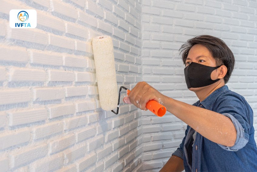 Nam giới thường xuyên tiếp xúc với sơn có thể gây suy giảm chất lượng tinh trùng, giảm tỷ lệ thụ thai thành công Nam giới thường xuyên tiếp xúc với sơn có thể gây suy giảm chất lượng tinh trùng, giảm tỷ lệ thụ thai thành công