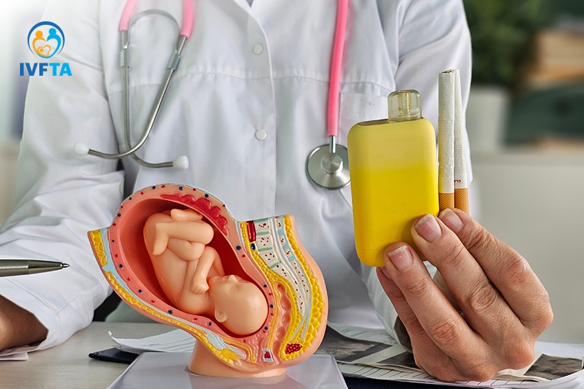 Các chất trong pod có thể gây ảnh hưởng đến hormone sinh dục gây đột biến hoặc sảy thai, đặc biệt ở phụ nữ mang thai