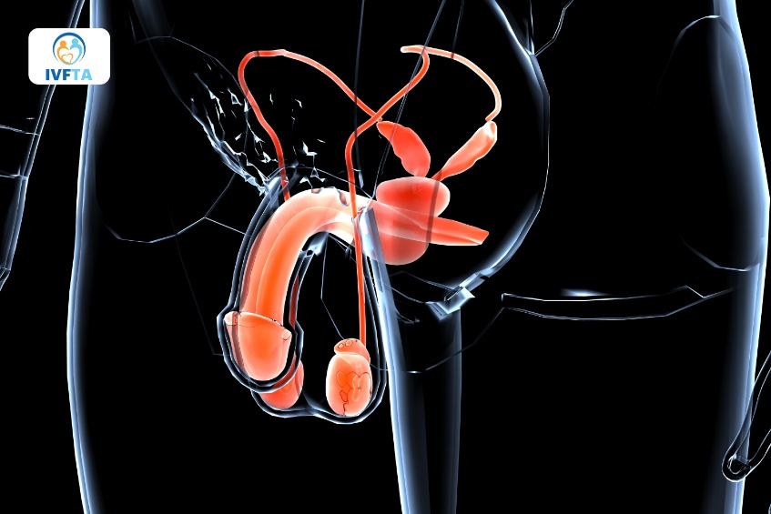 Chiều dài trung bình của ống là từ 30 - 45cm nối từ mào tinh đến tuyến tiền liệt