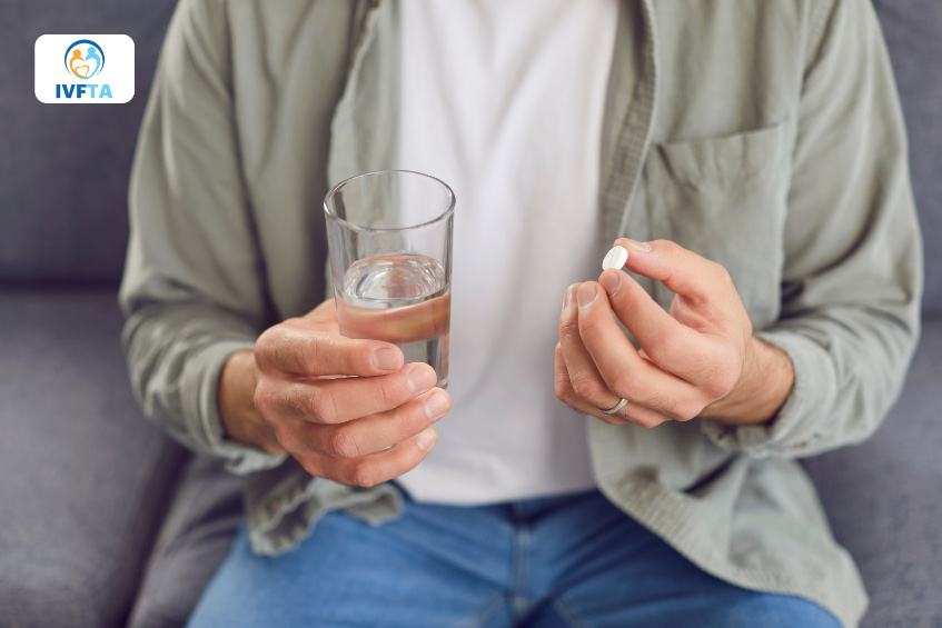 Nam giới bị đau nhức tinh hoàn bên phải cần tuân thủ dùng thuốc theo chỉ định của bác sĩ