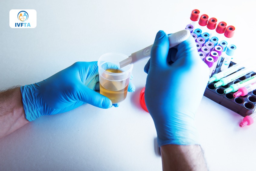 Nồng độ beta hCG có thể được xác định bằng phương pháp xét nghiệm định tính hoặc xét nghiệm định lượng