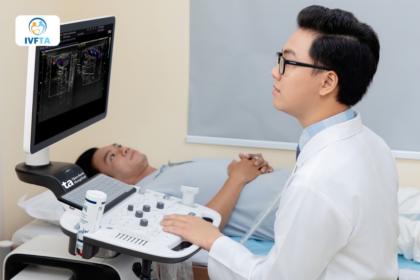 Siêu âm Doppler màu giúp đánh giá tình trạng tưới máu tinh hoàn, góp phần đưa ra chẩn đoán chính xác nguyên nhân