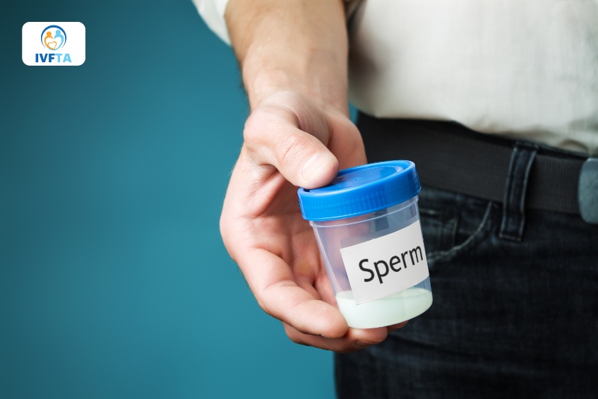 Xét nghiệm tinh dịch đồ giúp kiểm tra số lượng tinh trùng để loại trừ khả năng bị tắc nghẽn hay không