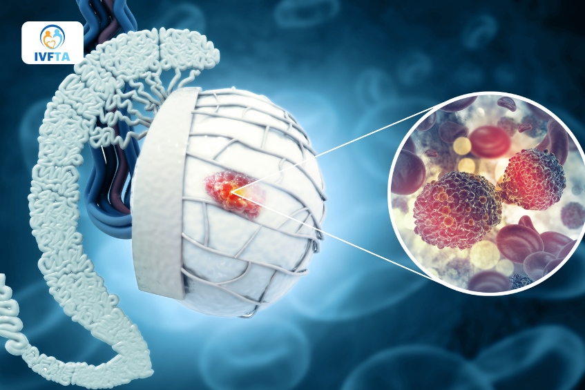 khối u tinh hoàn có thể là nguyên nhân gây nổi mụn cứng