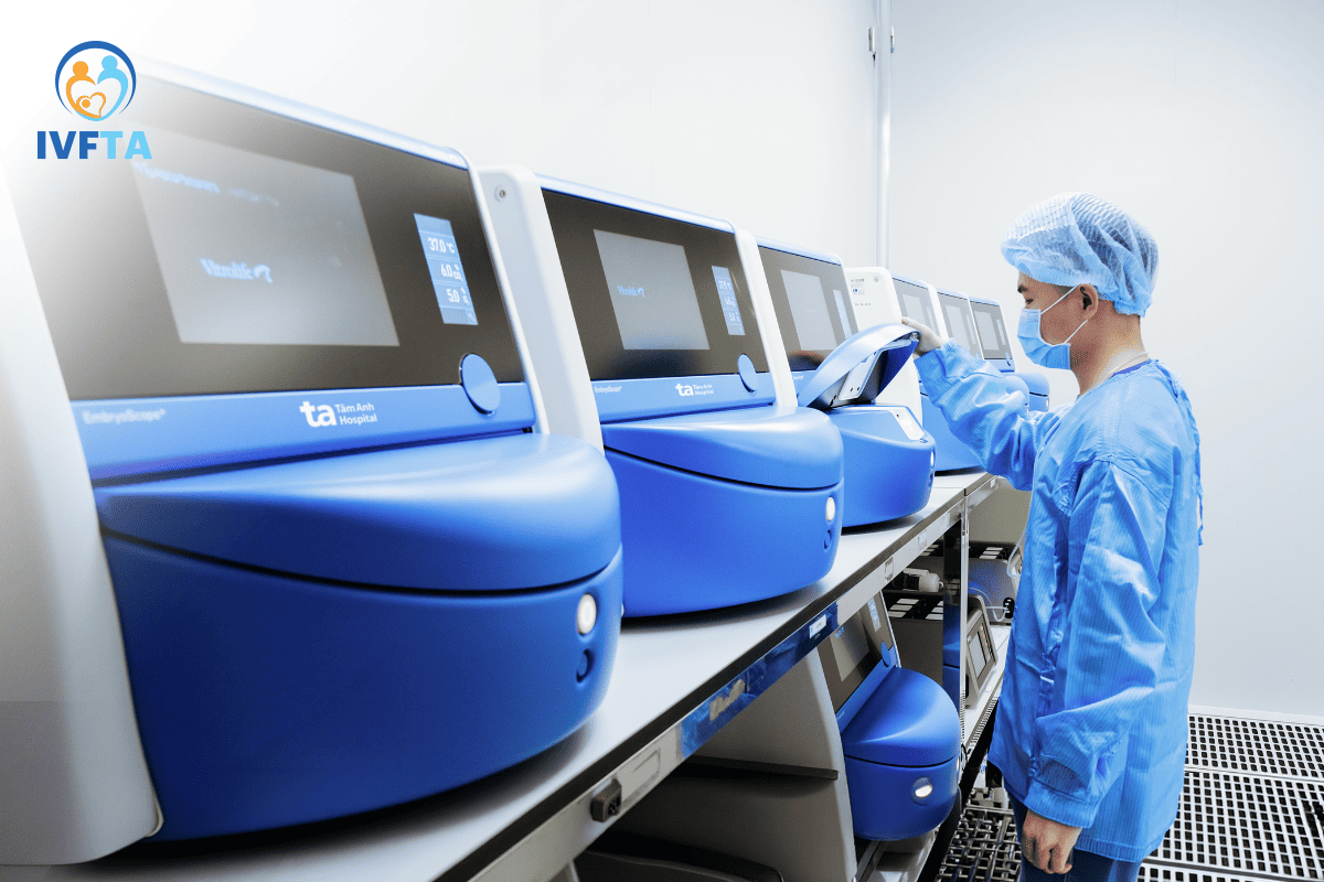 hệ thống tủ nuôi cấy phôi embryoscope tại ivf tâm anh