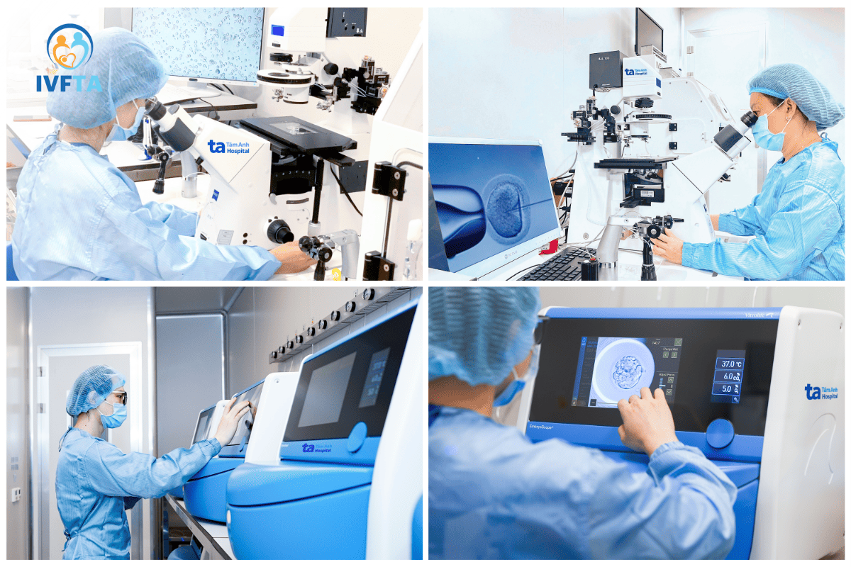 hệ thống “lab trong lab” cùng đội ngũ bác sĩ
