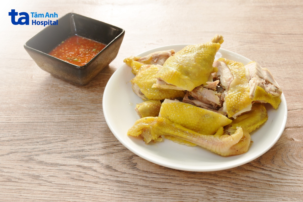 thịt gà tốt cho phụ nữ sau chuyển phôi